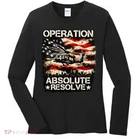 Operation Absolute Resolve Venezuela Mission Women's Long Sleeve Shirt thumb 0
