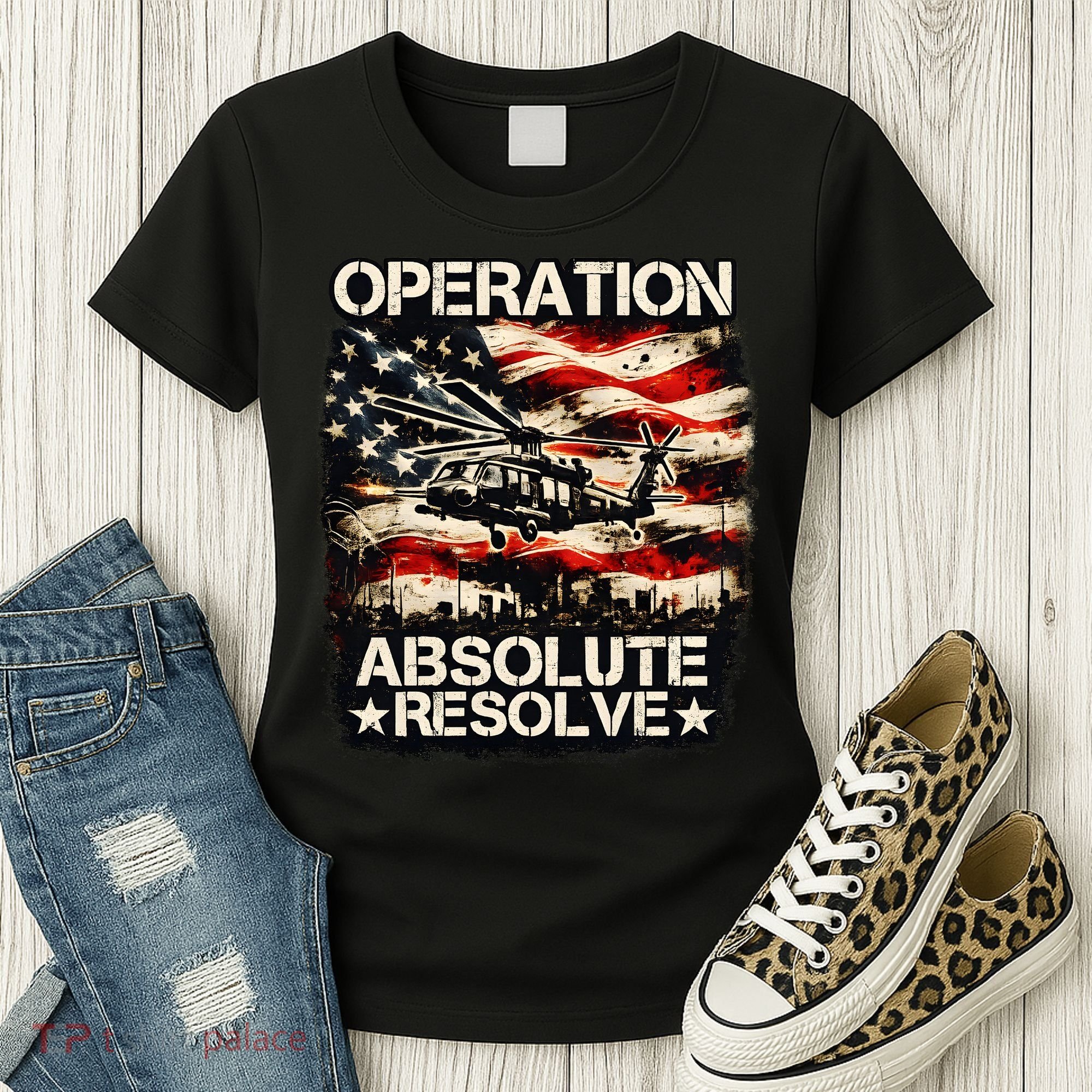 Operation Absolute Resolve Venezuela Mission Women's T-Shirt