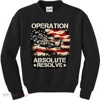 Operation Absolute Resolve Venezuela Mission Kids Sweatshirt thumb 0