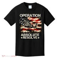 Operation Absolute Resolve Venezuela Mission Kids T-Shirt thumb 0