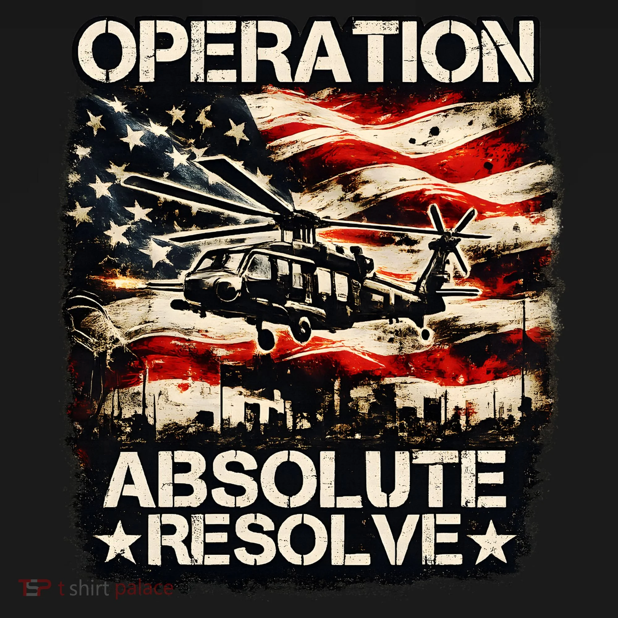Operation Absolute Resolve Venezuela Mission Kids T-Shirt