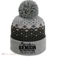 Officially A Senior My Last First Days Class Of 2026 The Baniff Cuffed Pom Beanie thumb 0