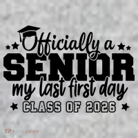 Officially A Senior My Last First Days Class Of 2026 The Baniff Cuffed Pom Beanie thumb 2