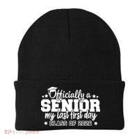 Officially A Senior My Last First Days Class Of 2026 Beanie thumb 0