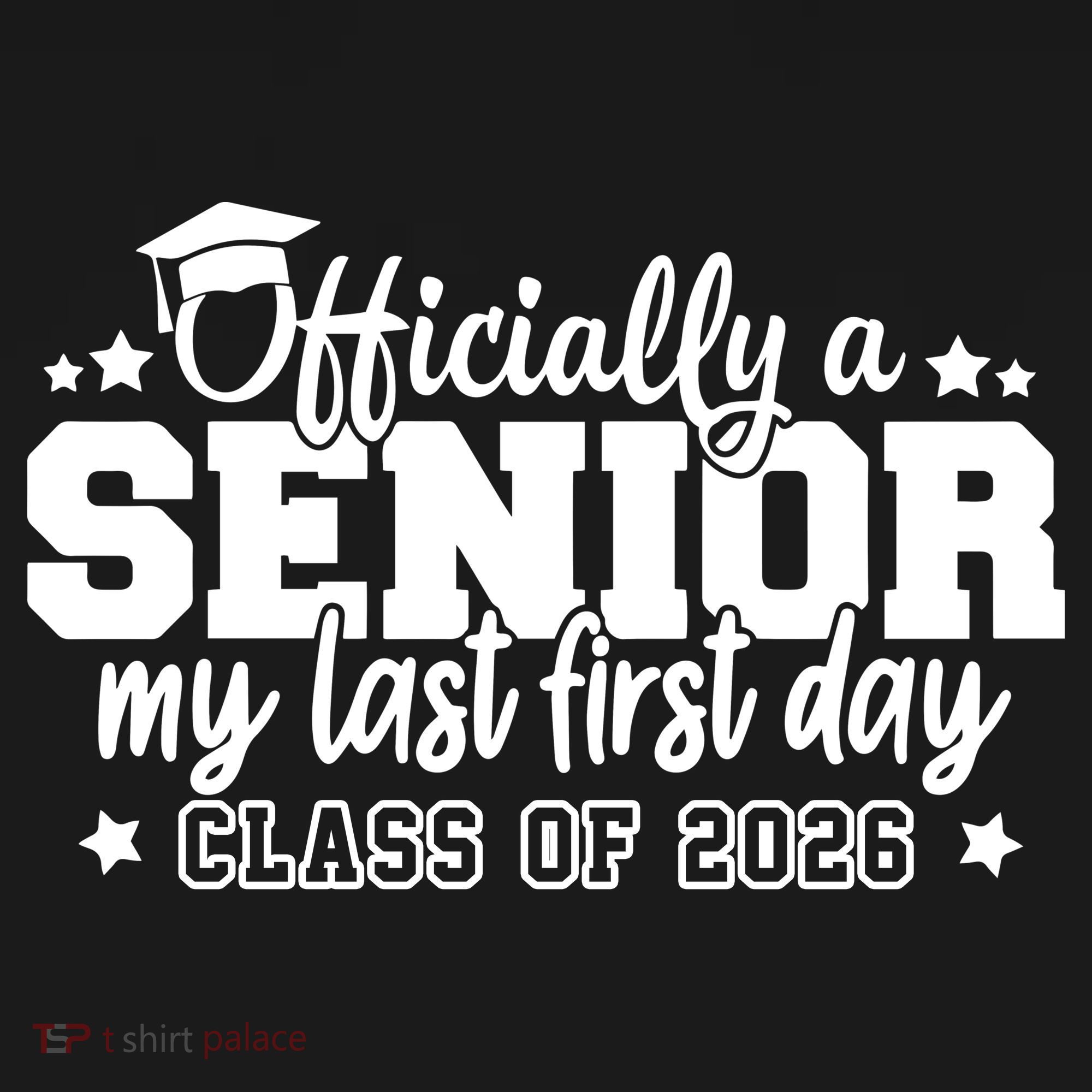 Officially A Senior My Last First Days Class Of 2026 Women's Hoodie
