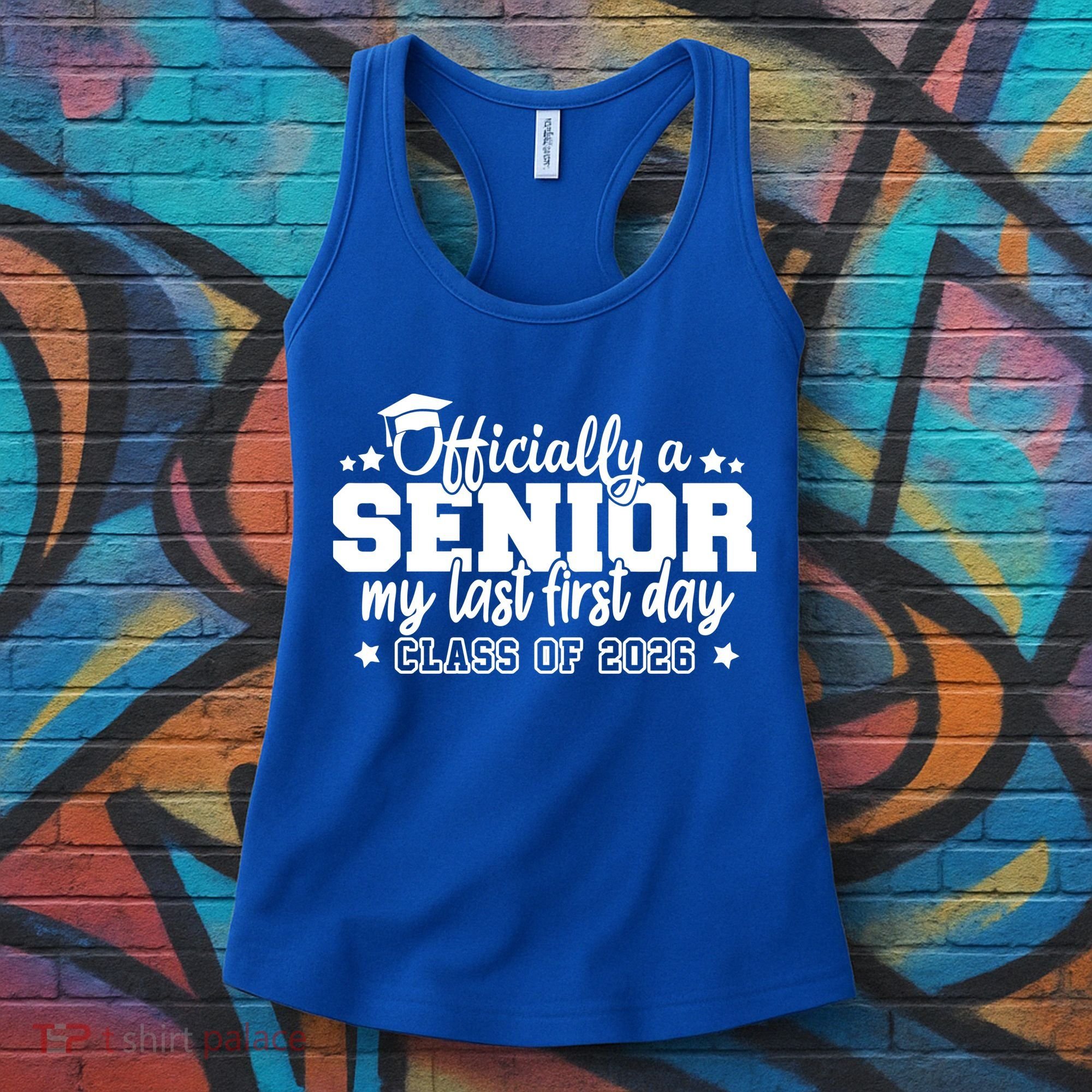 Officially A Senior My Last First Days Class Of 2026 Women's Tank Top