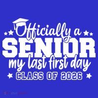 Officially A Senior My Last First Days Class Of 2026 Women's Tank Top thumb 5