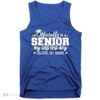 Officially A Senior My Last First Days Class Of 2026 Tank Top thumb 0