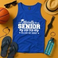 Officially A Senior My Last First Days Class Of 2026 Tank Top thumb 4
