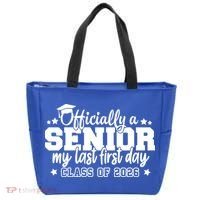 Officially A Senior My Last First Days Class Of 2026 Tote Bag thumb 0