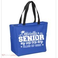 Officially A Senior My Last First Days Class Of 2026 Tote Bag thumb 2