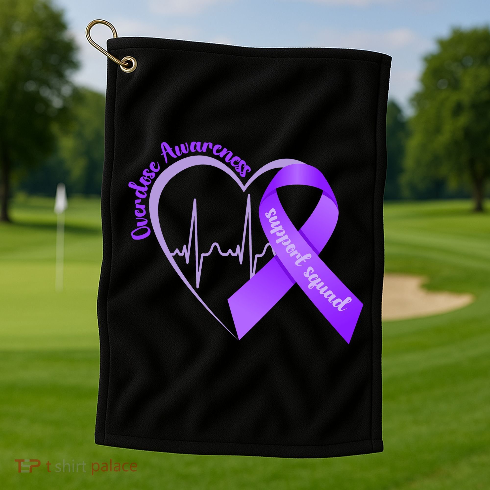 Overdose Awareness Support Squad Golf Towel