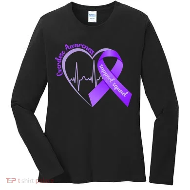 Overdose Awareness Support Squad Women's Long Sleeve Shirt