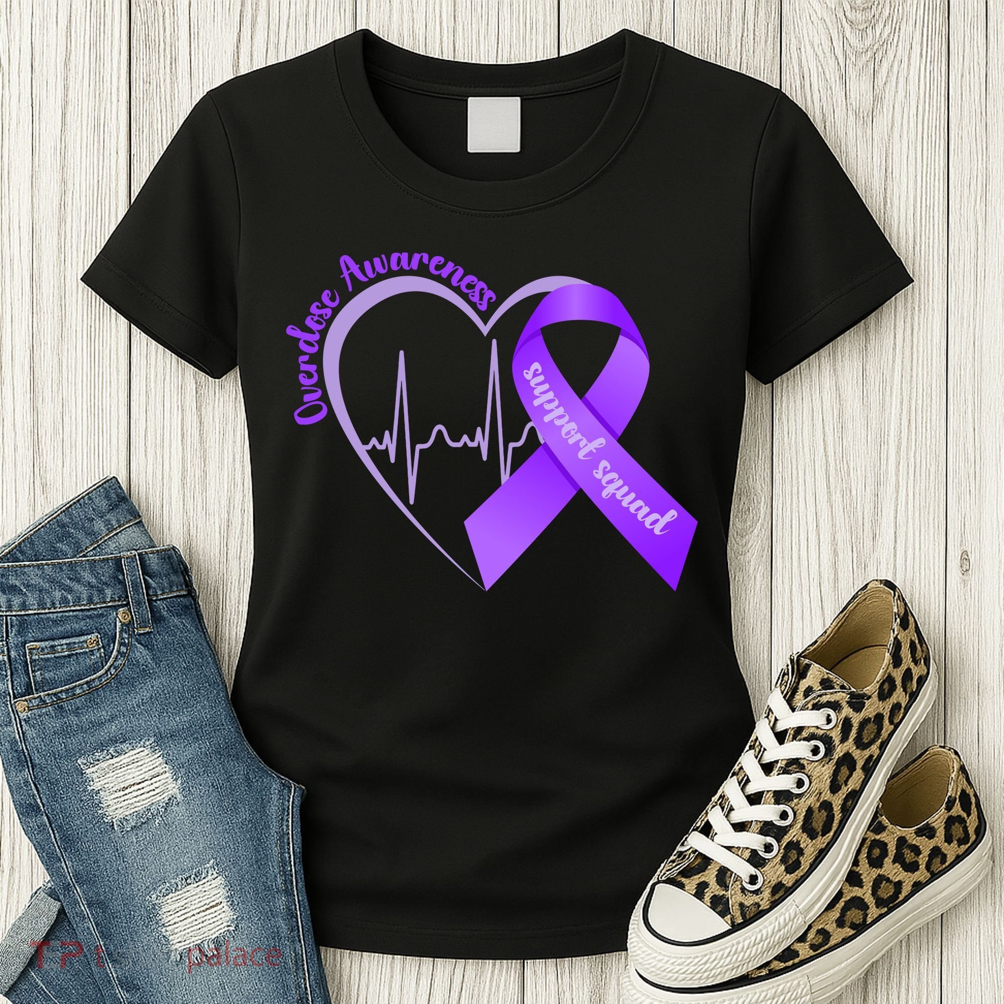 Overdose Awareness Support Squad Women's T-Shirt