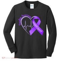 Overdose Awareness Support Squad Kids Long Sleeve Shirt thumb 0