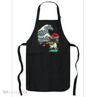 Okami Amaterasu Sun God Wolf The Great Wave Video Game Apron thumb 0