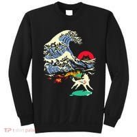 Okami Amaterasu Sun God Wolf The Great Wave Video Game Sweatshirt thumb 0