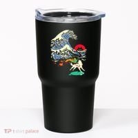 Okami Amaterasu Sun God Wolf The Great Wave Video Game Tumbler thumb 0