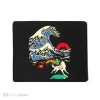 Okami Amaterasu Sun God Wolf The Great Wave Video Game Mousepad thumb 0