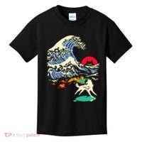 Okami Amaterasu Sun God Wolf The Great Wave Video Game Kids T-Shirt thumb 0