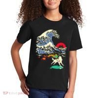 Okami Amaterasu Sun God Wolf The Great Wave Video Game Kids T-Shirt thumb 2