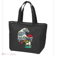 Okami Amaterasu Sun God Wolf The Great Wave Video Game Tote Bag thumb 3