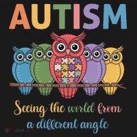 Owl Autism Seeing World Different Angle Awareness  Mom Pajama Set thumb 2