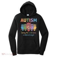 Owl Autism Seeing World Different Angle Awareness  Mom Women's Hoodie thumb 0