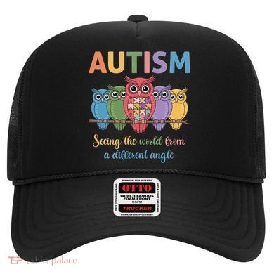 Owl Autism Seeing World Different Angle Awareness  Mom Hat
