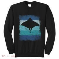Ocean Animal Scuba Diving Stingray Retro Manta Ray Sweatshirt thumb 0