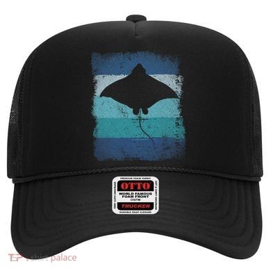 Ocean Animal Scuba Diving Stingray Retro Manta Ray Hat