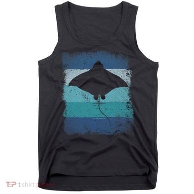 Ocean Animal Scuba Diving Stingray Retro Manta Ray Tank Top
