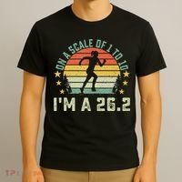 On A Scale Of 1 To 10 Im A 26.2 Marathons Finisher Running T-Shirt thumb 3