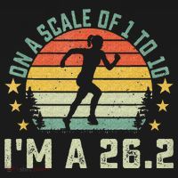 On A Scale Of 1 To 10 Im A 26.2 Marathons Finisher Running Mousepad thumb 1