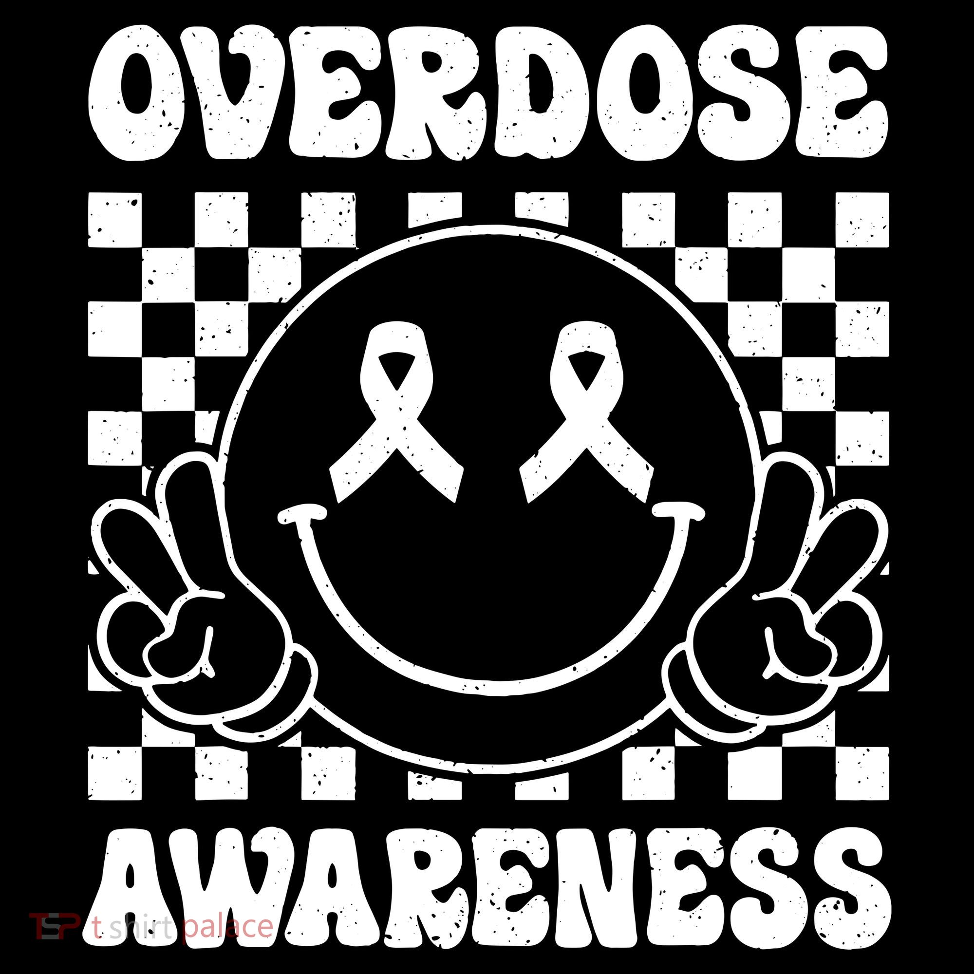 Overdose Awareness Support Smile Face Purple End Addiction Coaster