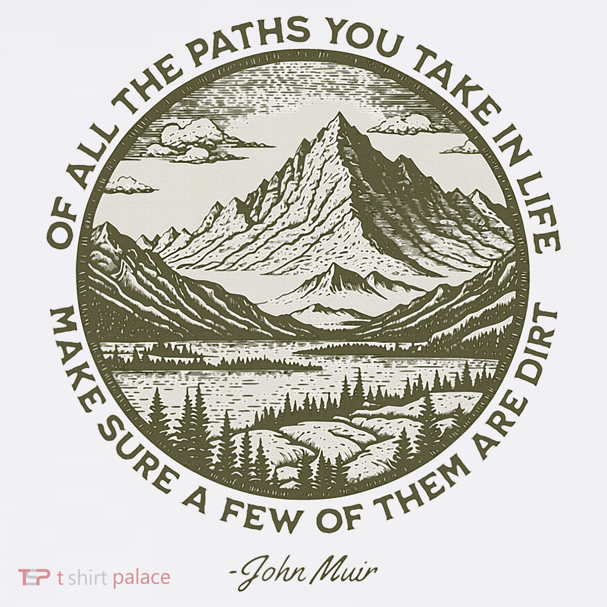 Of All The Paths You Take In Life John Muir Quote Women's Tank Top