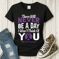 Overdose Awareness There Will Never Be A Day I WonT Think Of You Women's T-Shirt thumb 3