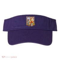 Owls Autumn Tree Leaves Fall Pumpkin Visor thumb 0