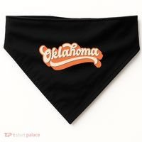 Oklahoma America USA State Retro USA-Made Doggie Bandana thumb 0