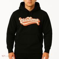 Oklahoma America USA State Retro Hoodie thumb 2