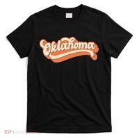 Oklahoma America USA State Retro T-Shirt thumb 0