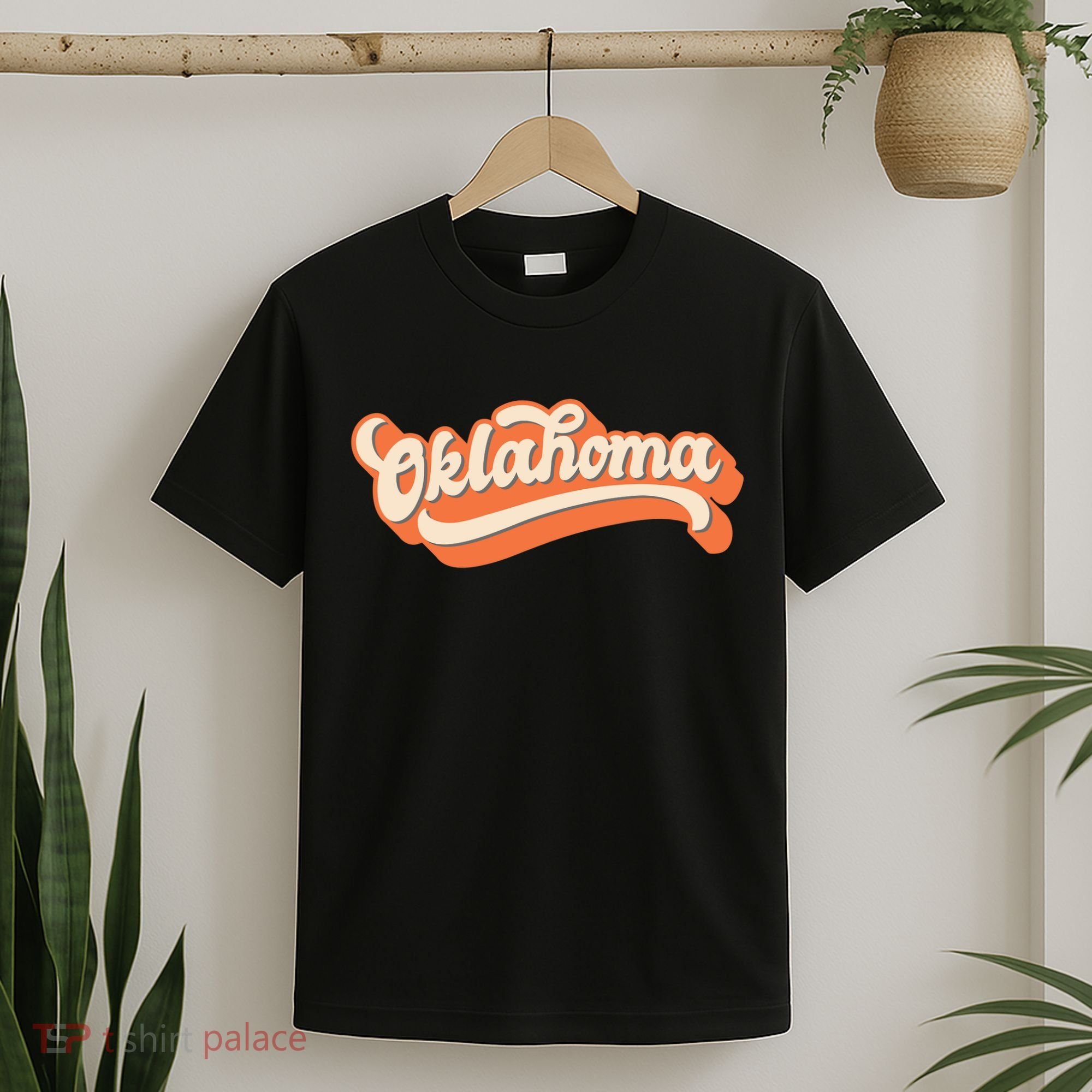 Oklahoma America USA State Retro T-Shirt