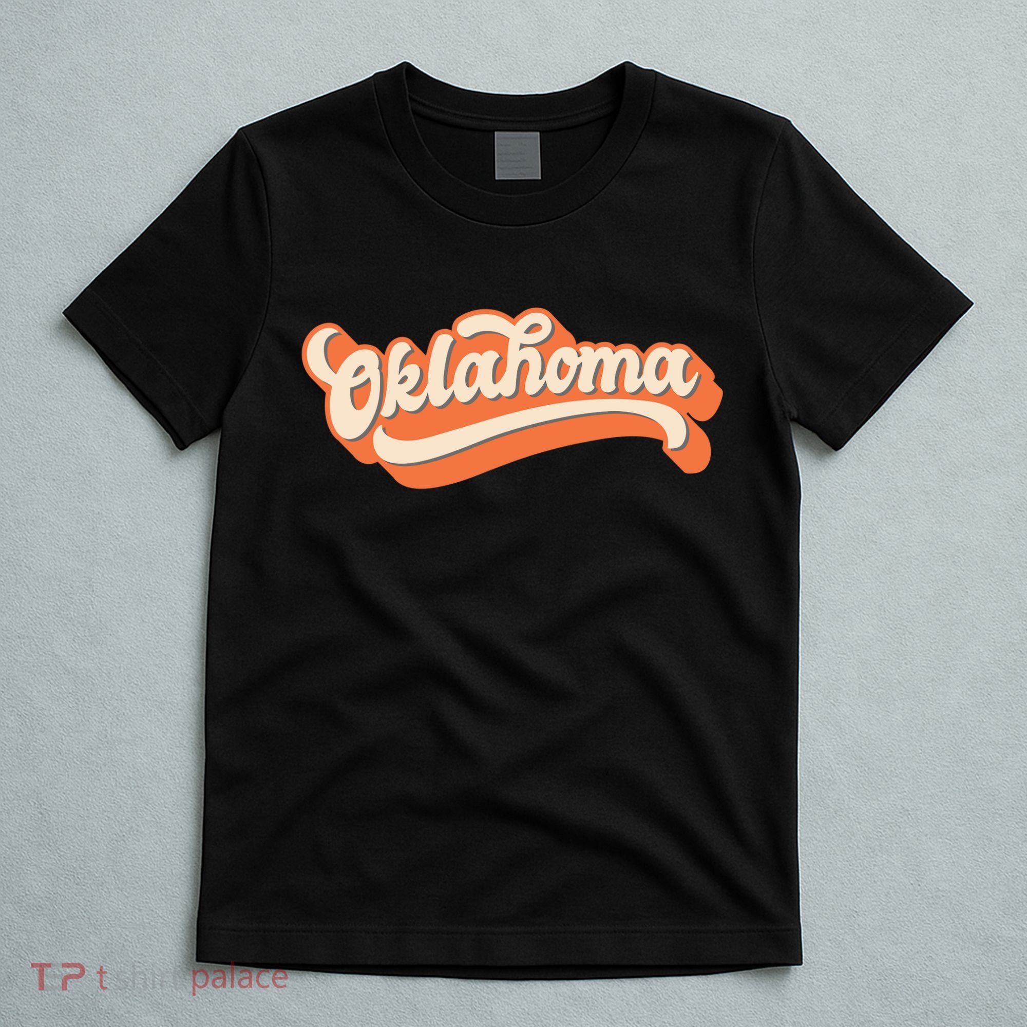 Oklahoma America USA State Retro T-Shirt