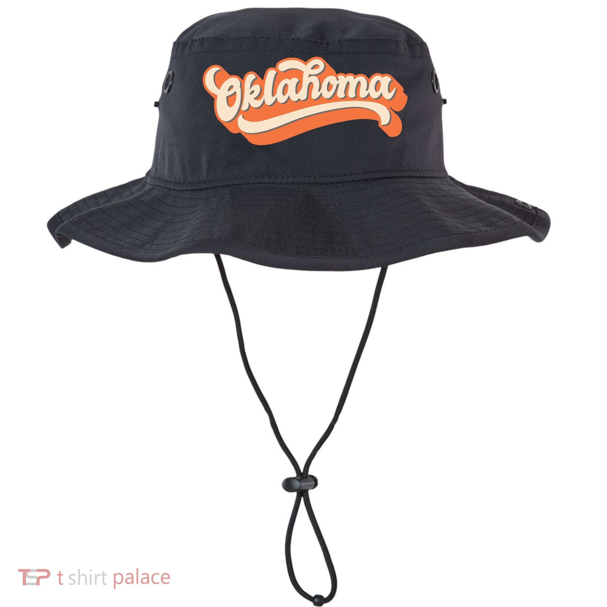 Oklahoma America USA State Retro Bucket Hat