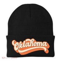 Oklahoma America USA State Retro Beanie thumb 0
