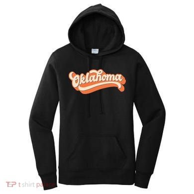 Oklahoma America USA State Retro Women's Hoodie