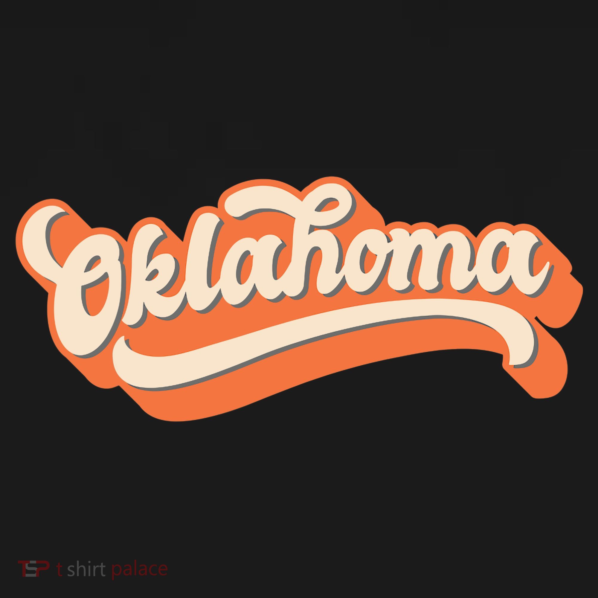 Oklahoma America USA State Retro Women's Hoodie