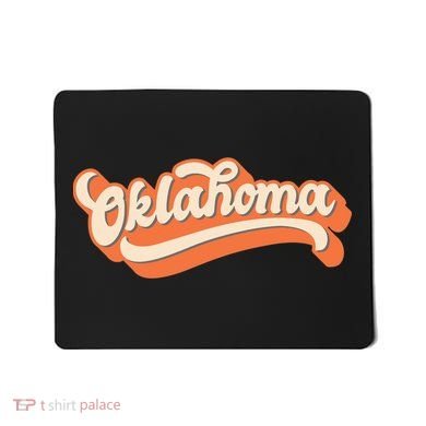 Oklahoma America USA State Retro Mousepad