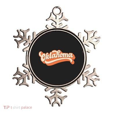 Oklahoma America USA State Retro Ornament