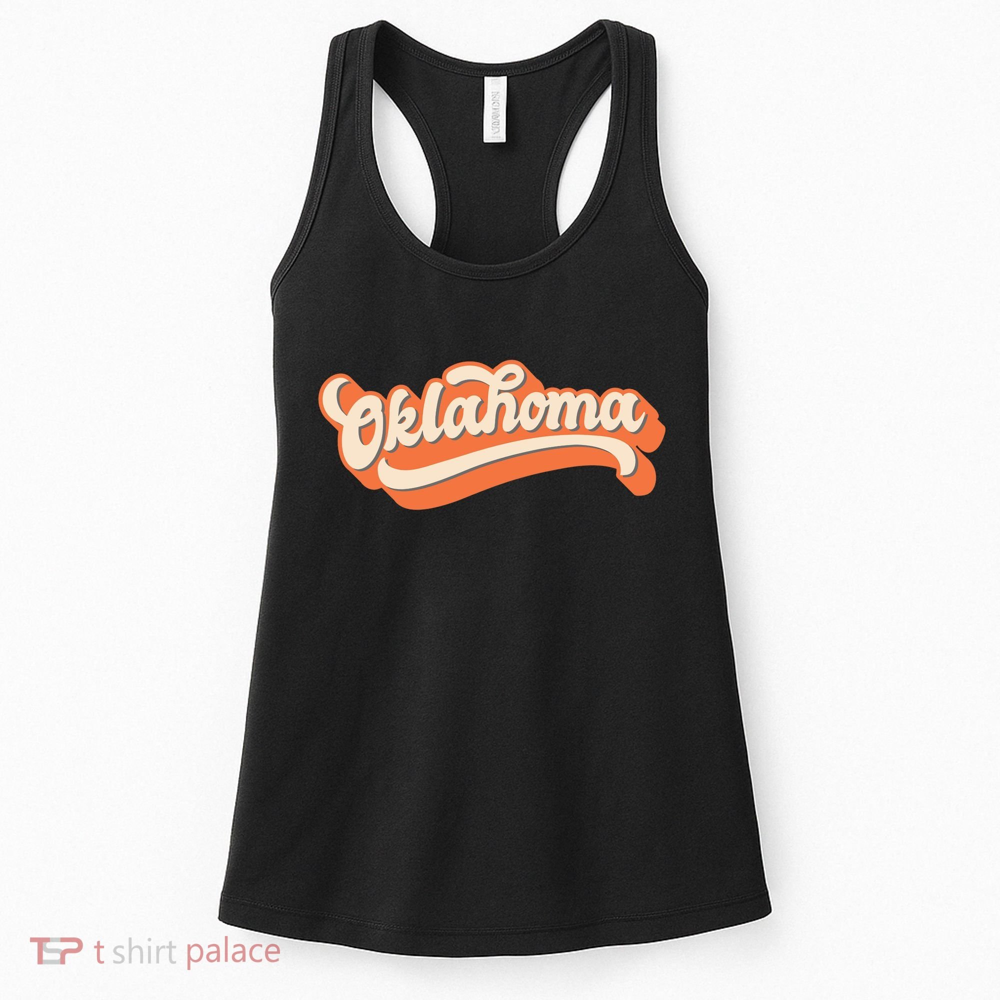 Oklahoma America USA State Retro Women's Tank Top